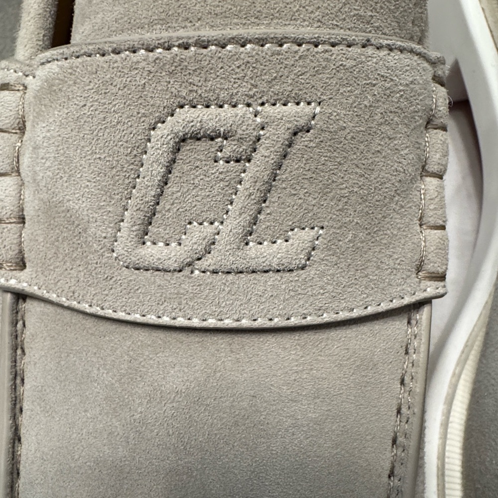 Christian Louboutin Taupe Men's Loafers - Picture 7 of 8